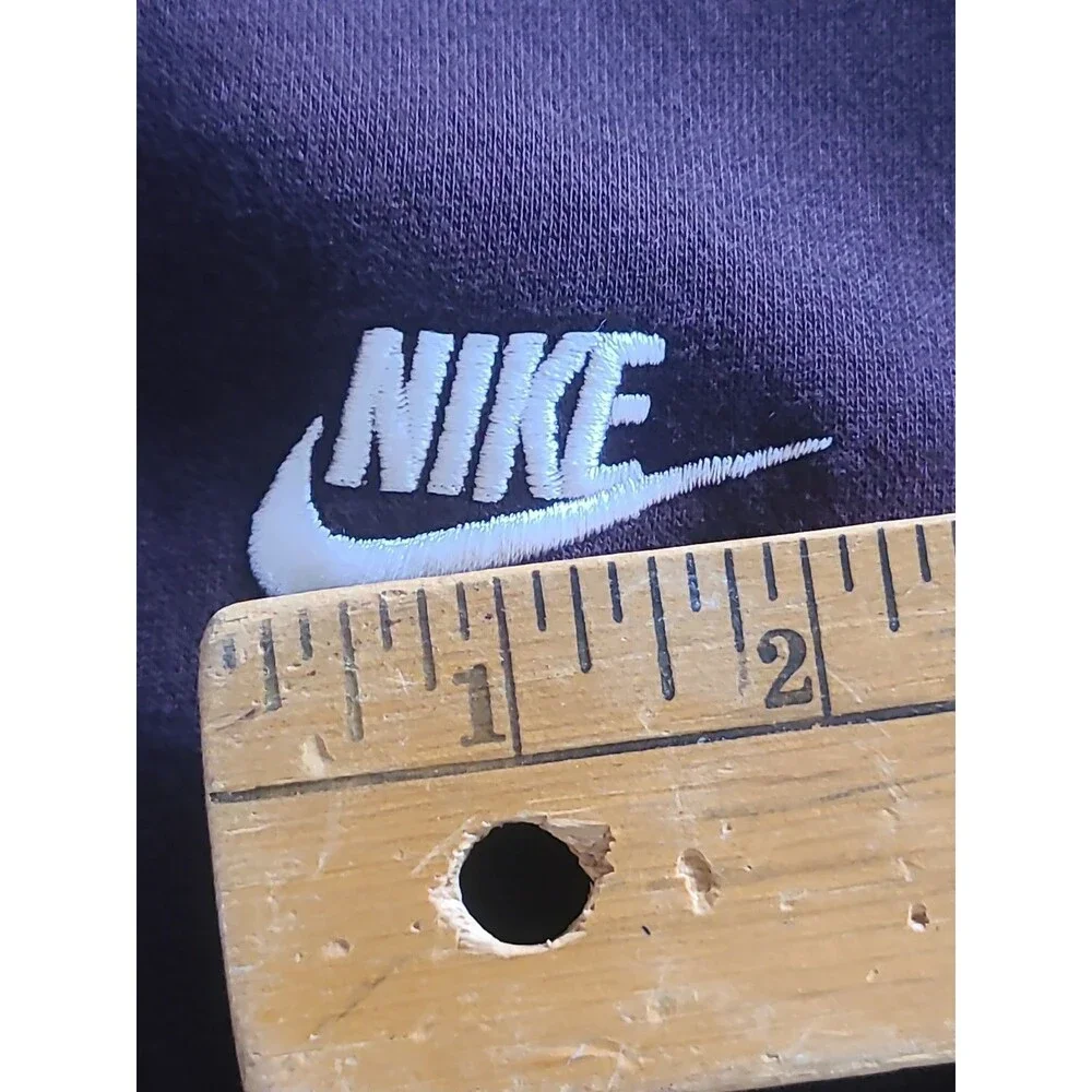Nike Hoodie Mens XL Brown Small Nike Swoosh Pullover Fleece Sweatshirt Kangaroo